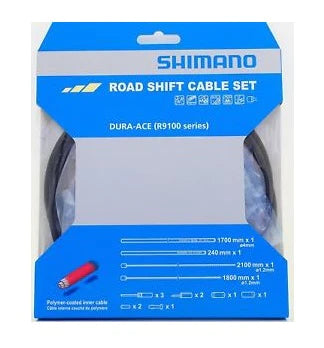 SHIMANO R9100 聚合物涂層波線套裝/ SHIMANO POLYMER-COATED DERAILLEUR CABLE SET